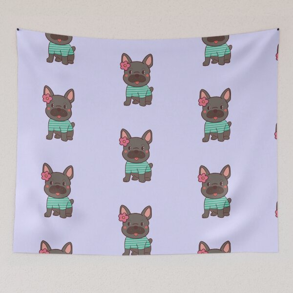 Item preview,  cute grey french bulldog designed and sold by Lilla23.