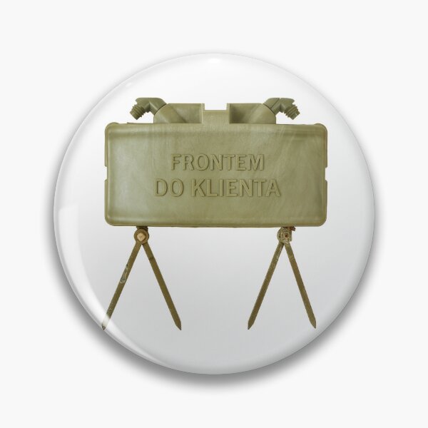 Item preview, Claymore Mine – Parody with "Frontem do Klienta" Text – Military Humor designed and sold by VintageBazaar.