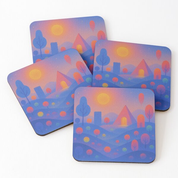 Item preview, Ethereal Twilight Pyramid Landscape designed and sold by zzz888.