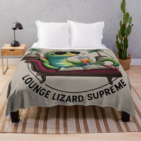 Item preview, Funny Lizard Lounge Lizard Supreme designed and sold by Uglyandcute.
