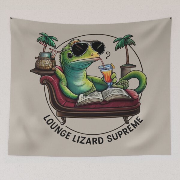 Item preview, Funny Lizard Lounge Lizard Supreme designed and sold by Uglyandcute.
