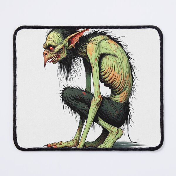 Item preview,  Scary Folklore Horror Hobgoblin goblin character illustration designed and sold by Vintage Designs +.