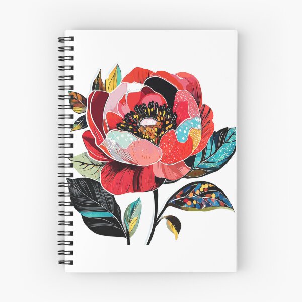 Item preview, Funky peonies designed and sold by MendaciousMina.