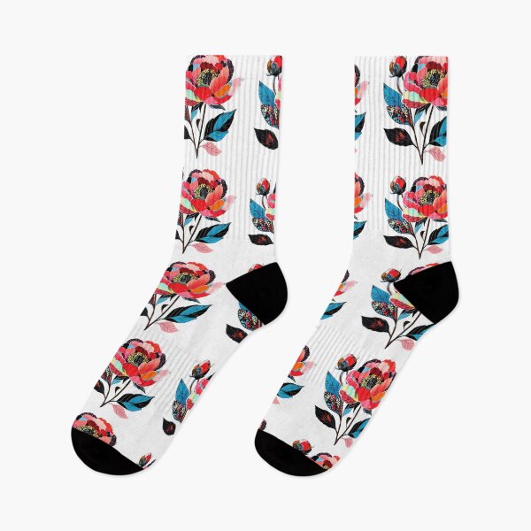Item preview, Funky peonies designed and sold by MendaciousMina.