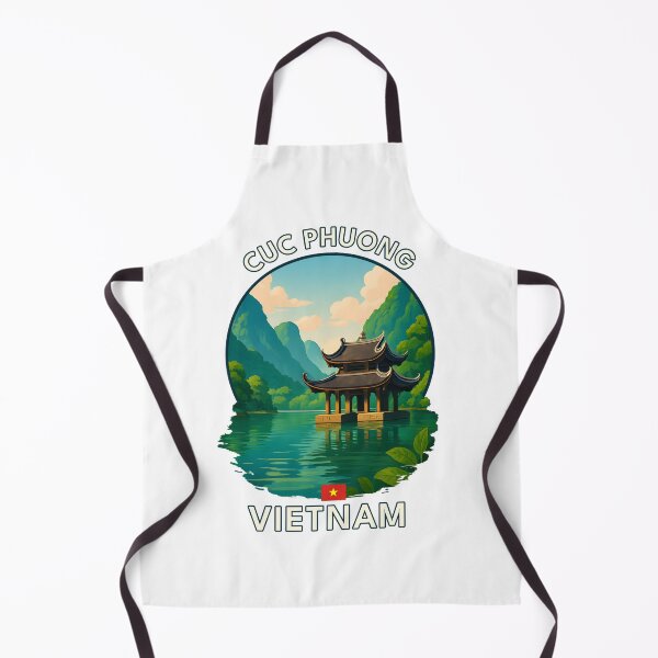 Item preview, Cuc Phuong National Park Ninh Binh Vietnam - Iconic Asia Landmark Travel vacation destination souvenir art designed and sold by inkNext.