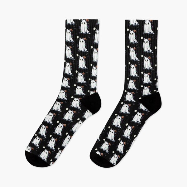 Item preview, Ghost Cat | Spooky and Adorably Haunting Feline Graphic designed and sold by Tw1nsAIArt.