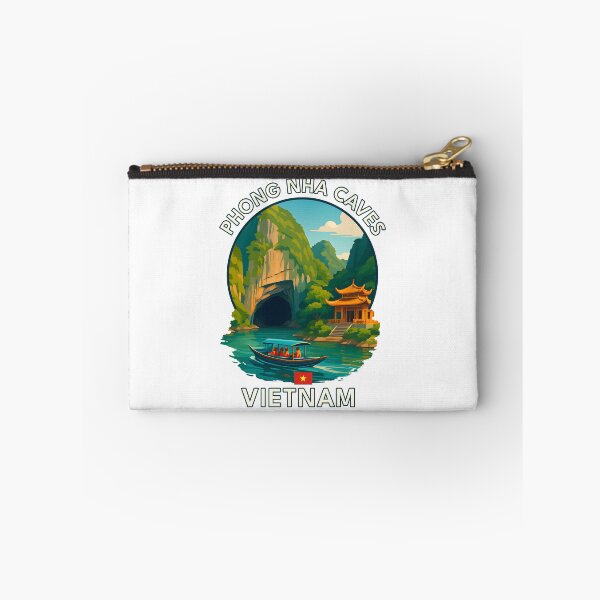 Item preview, Phong Nha Caves Quang Binh Vietnam - Iconic Asia Landmark Travel vacation destination souvenir art  designed and sold by inkNext.