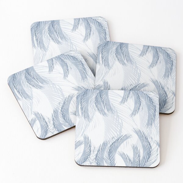 Item preview, Soft Blue Feather Palm Bliss 1 designed and sold by Anita's & Bella's Art.