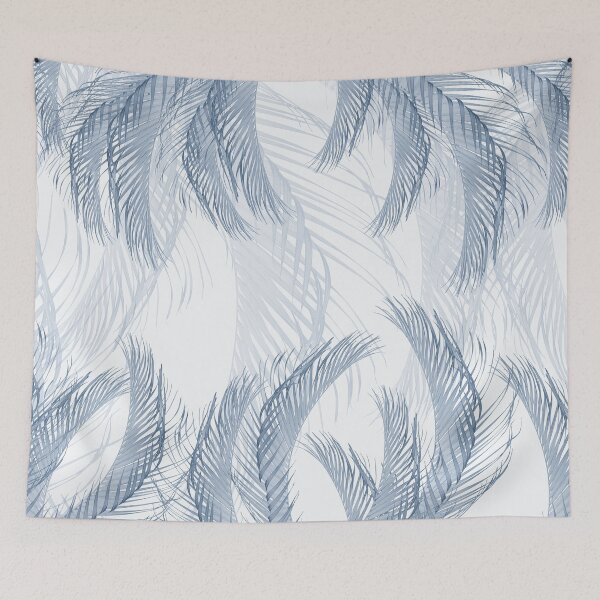 Item preview, Soft Blue Feather Palm Bliss 1 designed and sold by Anita's & Bella's Art.