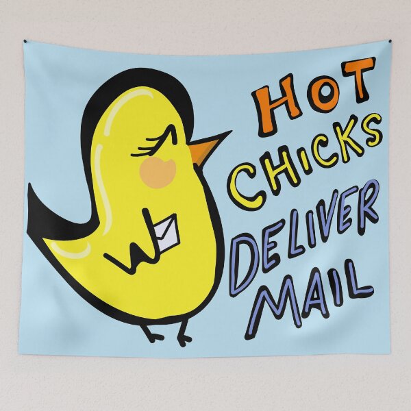 Item preview, Hot Chicks Deliver Mail designed and sold by Sparkleweather.