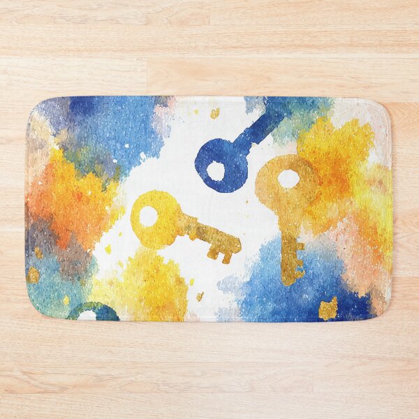 Item preview, Watercolor Keys – Seamless Pattern designed and sold by solynneart.