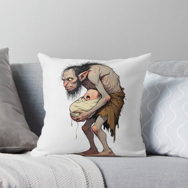 Item preview,  Scary Folklore Horror Hobgoblin goblin character illustration designed and sold by Vintage Designs +.