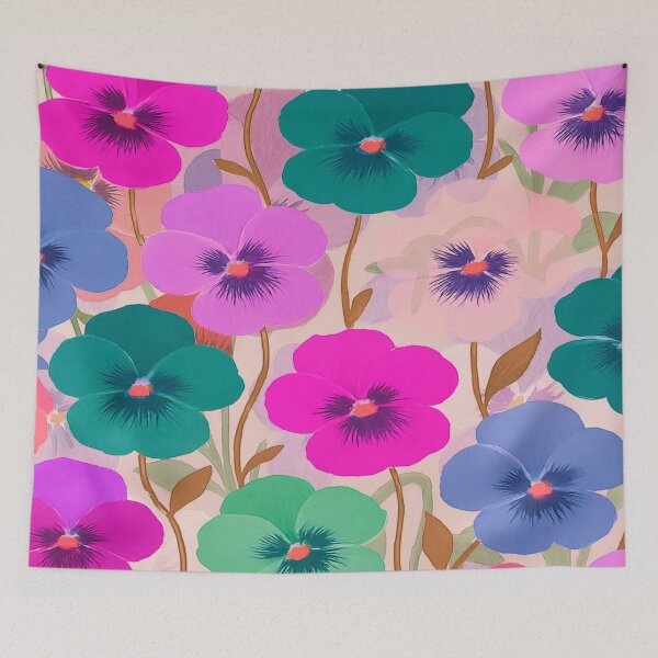 Item preview, Pansy Flower  designed and sold by Wildlife and marine life.