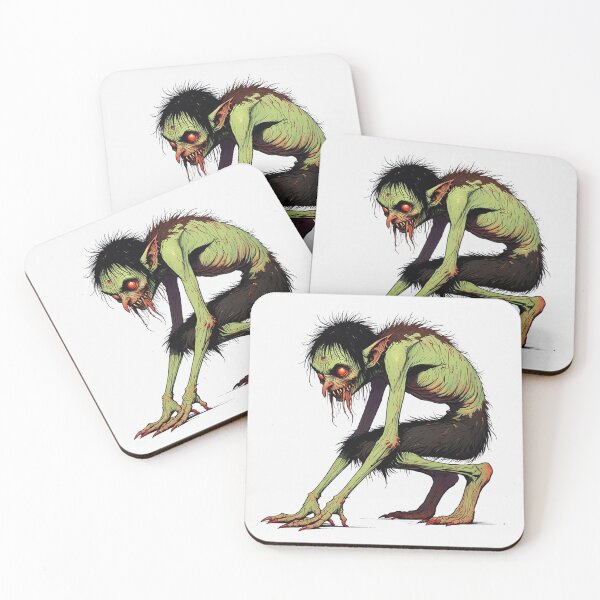 Item preview,  Scary Folklore Horror Hobgoblin goblin character illustration designed and sold by Vintage Designs +.