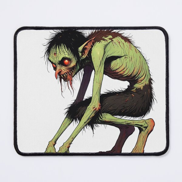Item preview,  Scary Folklore Horror Hobgoblin goblin character illustration designed and sold by Vintage Designs +.