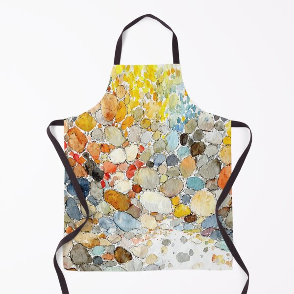 Item preview, Watercolor River Stones Pattern designed and sold by solynneart.