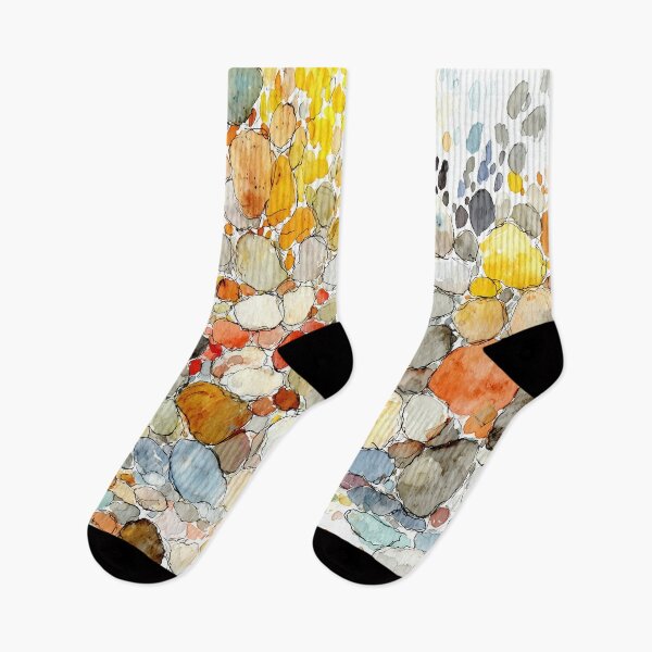 Item preview, Watercolor River Stones Pattern designed and sold by solynneart.
