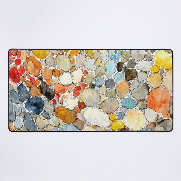 Item preview, Watercolor River Stones Pattern designed and sold by solynneart.