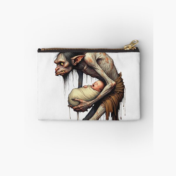 Item preview,  Scary Folklore Horror Hobgoblin goblin character illustration designed and sold by Vintage Designs +.