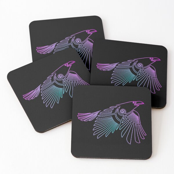 Item preview, Nordic Viking Raven / Crow Lines designed and sold by pat-design.