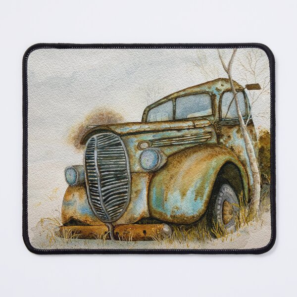 Item preview, Rusted Old Truck Watercolor designed and sold by BirdsandMoreArt.