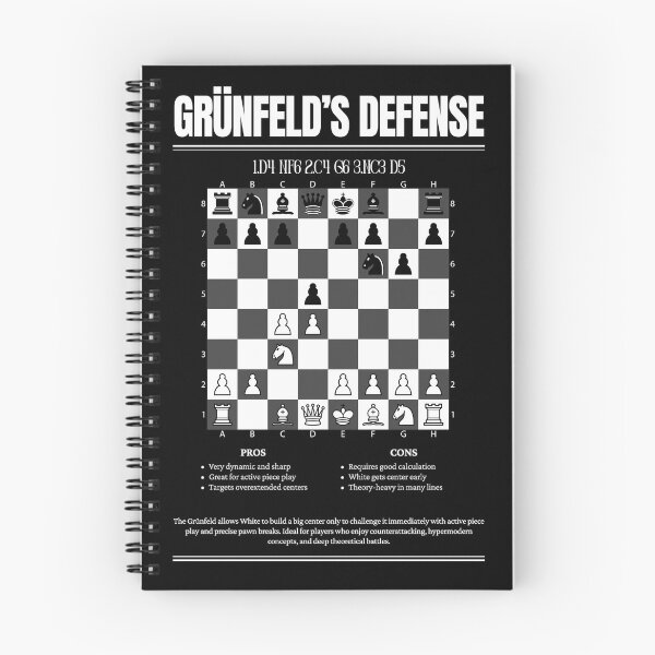 Item preview, Grünfeld's Defense Chess Opening designed and sold by Saikishop.