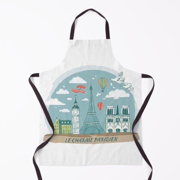Artikelvorschau, Le Charme Parisien – Vintage-Reisekunstwerk aus Paris entworfen und verkauft von GinoFerrara.