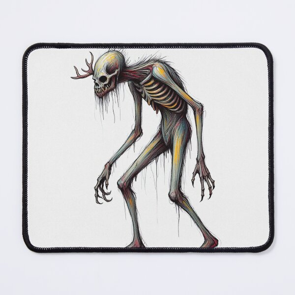 Item preview,  Evil Folklore man eating Cannibal Wendigo monster illustration designed and sold by Vintage Designs +.