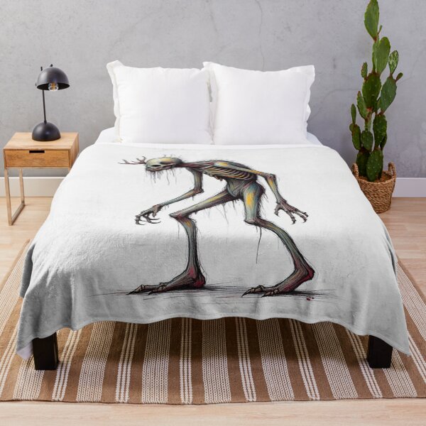 Item preview,  Evil Folklore man eating Cannibal Wendigo monster illustration designed and sold by Vintage Designs +.