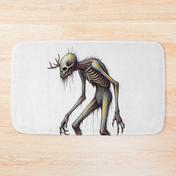 Item preview,  Evil Folklore man eating Cannibal Wendigo monster illustration designed and sold by Vintage Designs +.