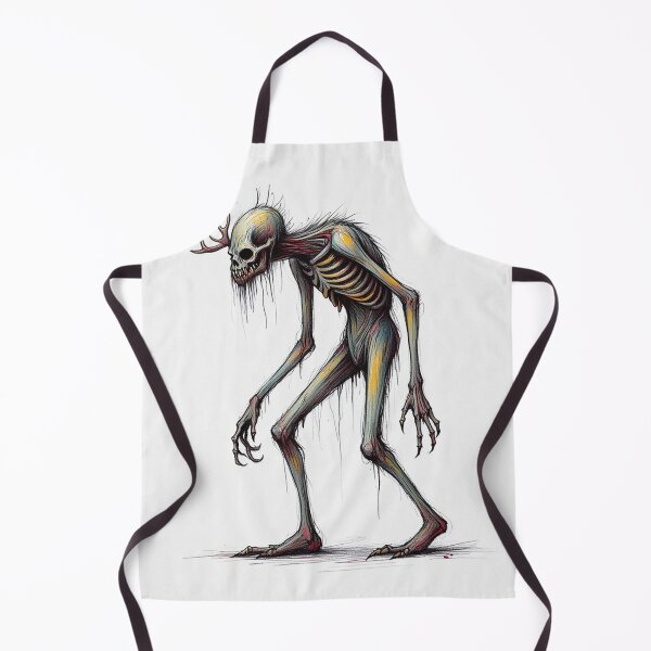 Item preview, Evil Folklore man eating Cannibal Wendigo monster illustration designed and sold by Vintage Designs +.