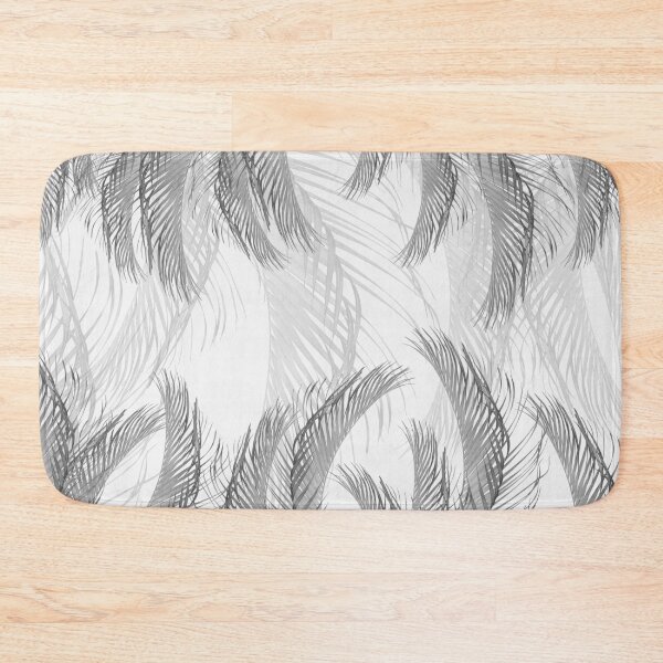 Item preview, Soft Gray Black White Feather Palm Bliss 1 designed and sold by Anita's & Bella's Art.