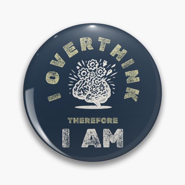 Item preview, Overthinking – Brain Explosion Humor designed and sold by DanielBDesigns.