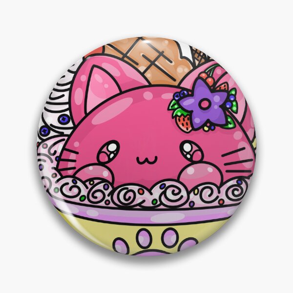 Item preview, Meowlicious Sundae designed and sold by Craftyanimemomma.