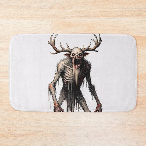 Item preview,  Evil Folklore man eating Cannibal Wendigo monster illustration designed and sold by Vintage Designs +.