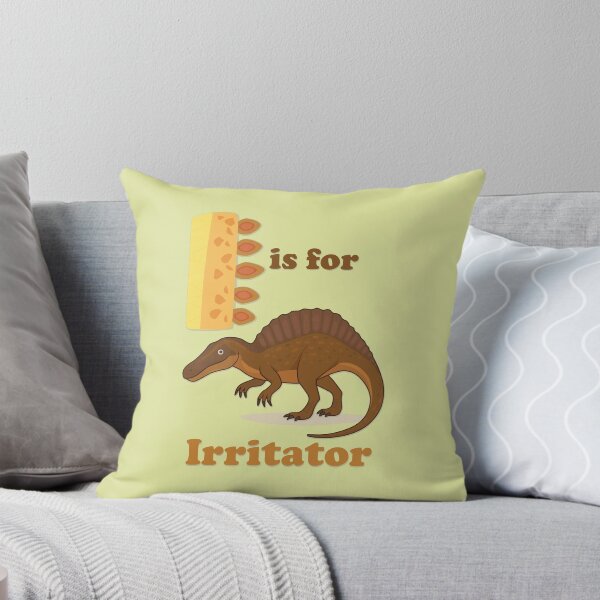 Item preview, "I is for Irritator Dinosaur Alphabet Poster | Fun Kids Wall Art" designed and sold by FilizDesigner.