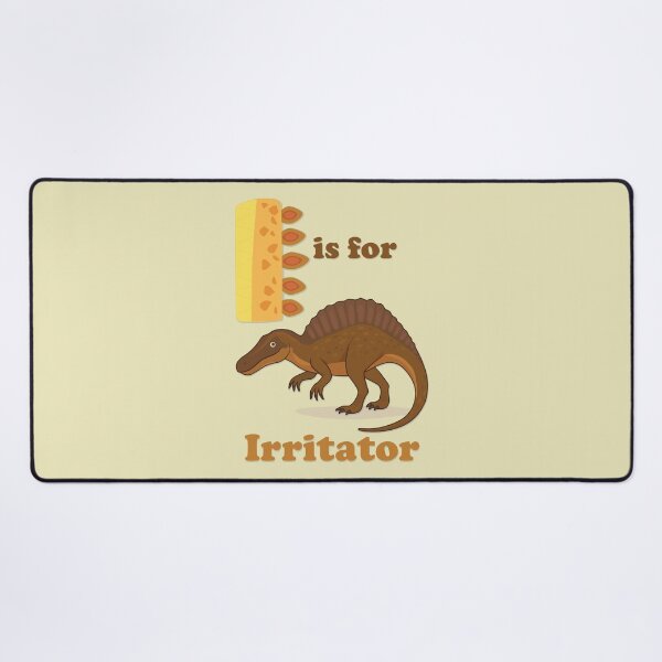Item preview, "I is for Irritator Dinosaur Alphabet Poster | Fun Kids Wall Art" designed and sold by FilizDesigner.