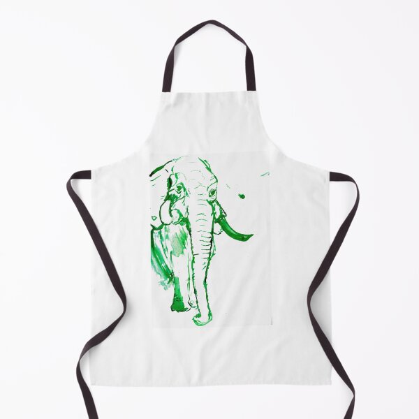 Item preview, Green Watercolor Elephant designed and sold by EstherProduction.