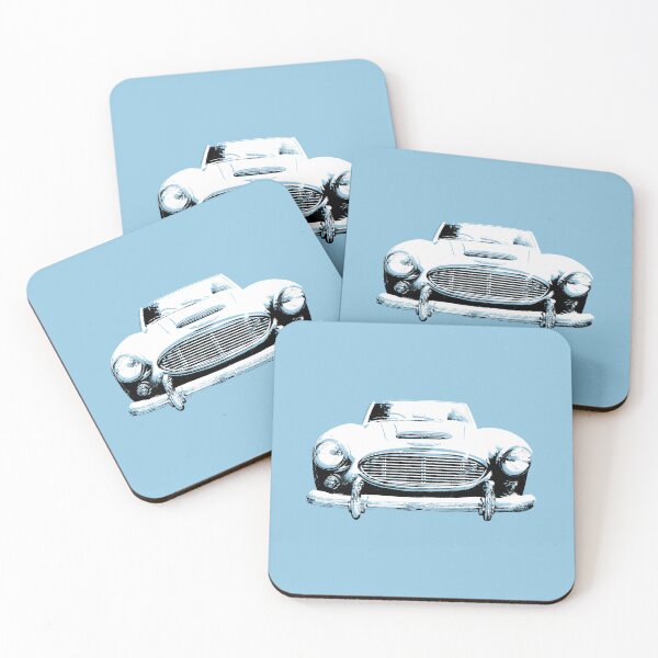 Item preview, Austin Healey 3000 1960s British classic car monoblock black-white split designed and sold by soitwouldseem.