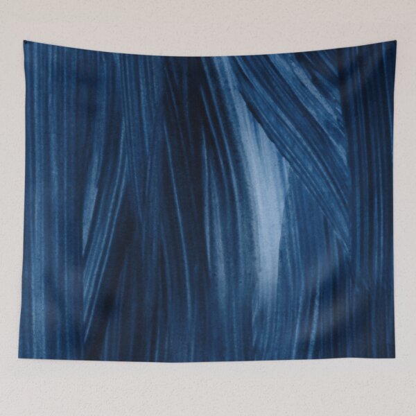 Item preview, Just Indigo 7 | Watercolor Brush Stroke Abstract designed and sold by Menega  Sabidussi.