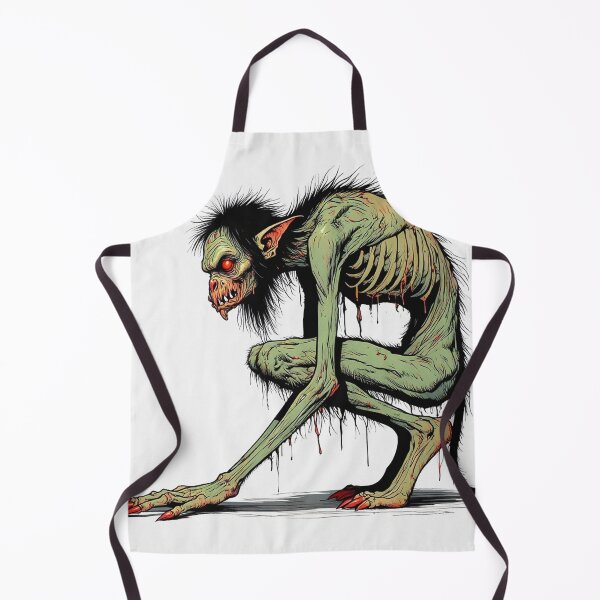 Item preview, Scary Folklore Horror Hobgoblin goblin character illustration designed and sold by Vintage Designs +.