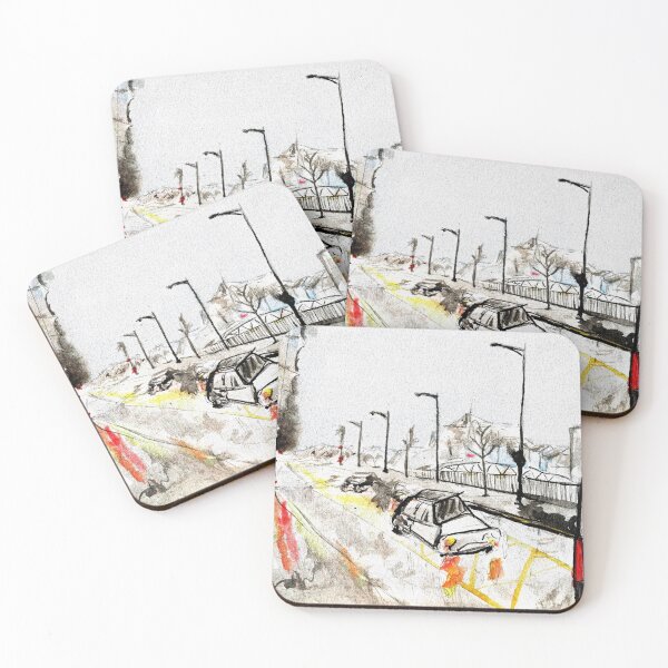 Item preview, Traffic on a rainy day designed and sold by EstherProduction.