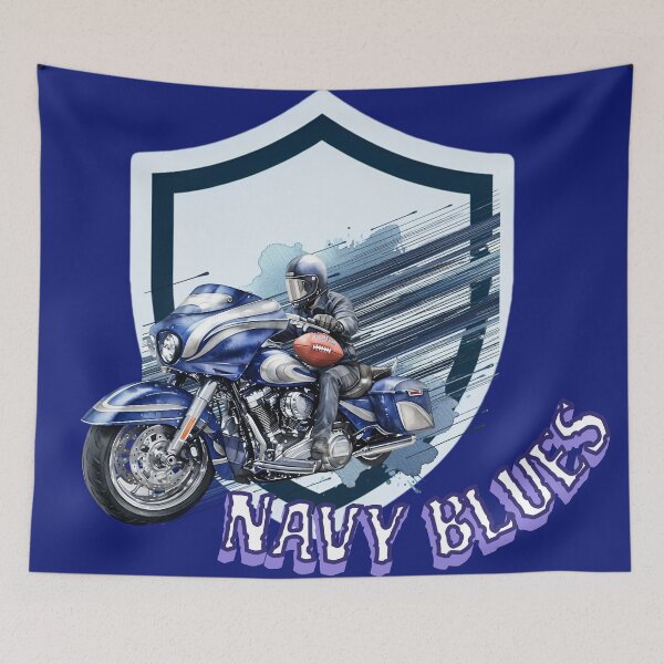 Item preview, Navy Blues - Team Legacy designed and sold by ArtisticDesignsbyLinda.