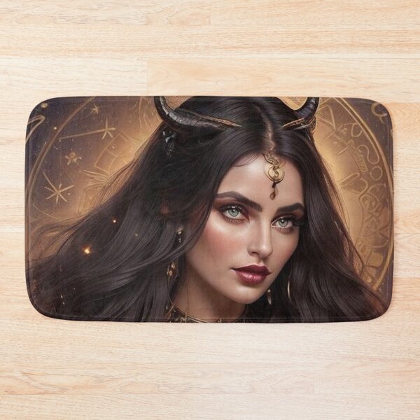 Item preview, Taurus Earth Goddess – Zodiac Bull Queen in Golden Armor designed and sold by MissSaylor.