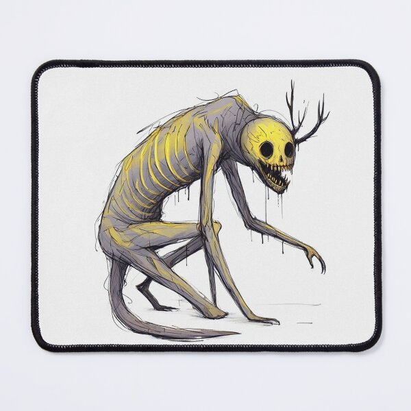 Item preview, Evil Folklore man eating Cannibal Wendigo monster illustration designed and sold by Vintage Designs +.