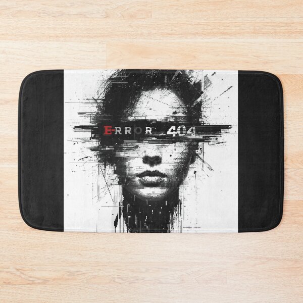 Item preview, Error 404 Glitch Portrait designed and sold by ProShoper24®.
