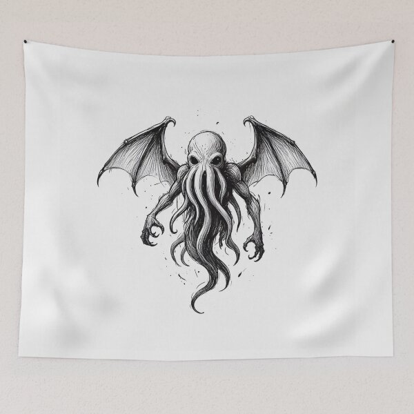 Item preview, Lord Cthulhu lovecraftian God  designed and sold by Vintage Designs +.