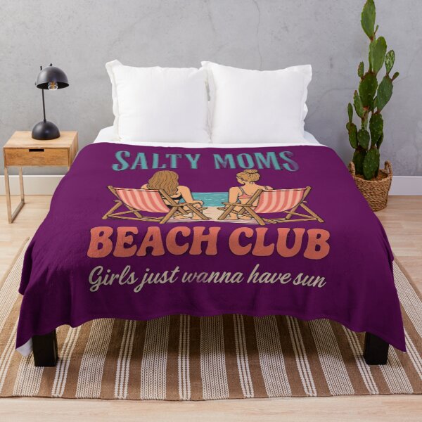 Item preview, Girls Just Wanna Have Sun - Salty Moms Beach Club Funny Quotes designed and sold by Vicky021.