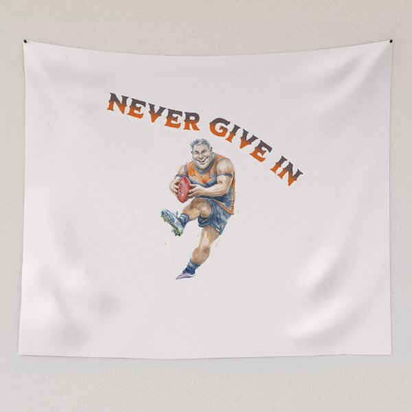 Item preview, Never Give In - Motivational Message designed and sold by ArtisticDesignsbyLinda.