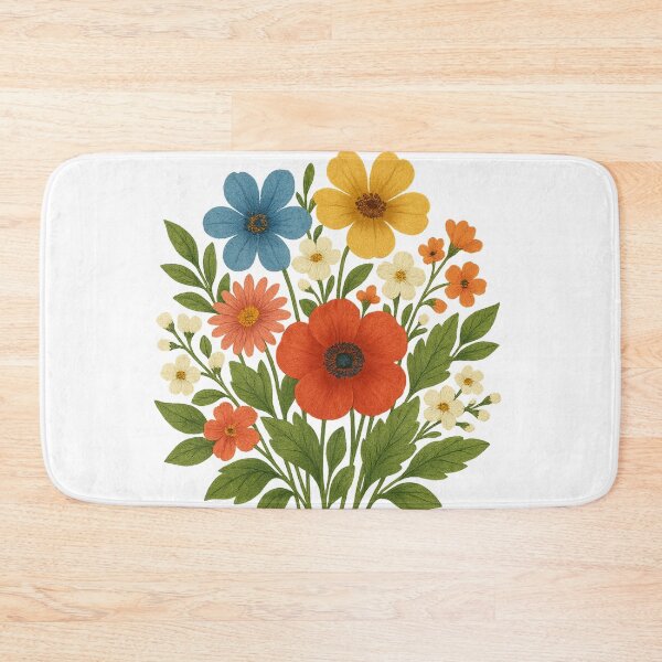 Item preview, Pastel Wildflower Bouquet – Botanical Art designed and sold by Nuvijo.